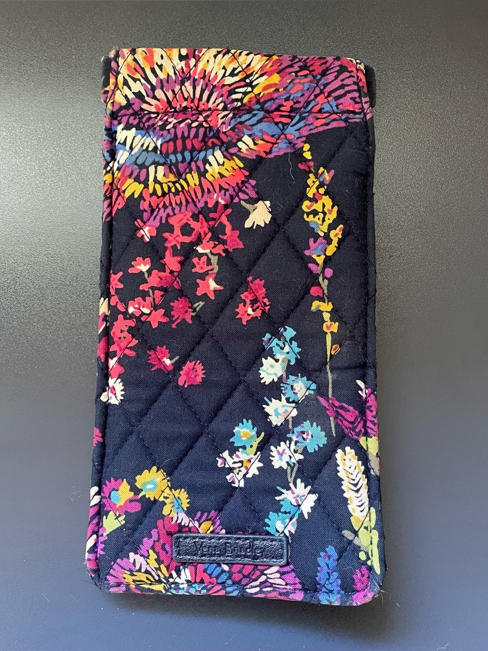 Vera Bradley Glasses Case/ Holder Navy pattern
